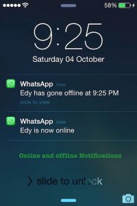Whatsapp Çevrimiçi Olunca Haber Alma