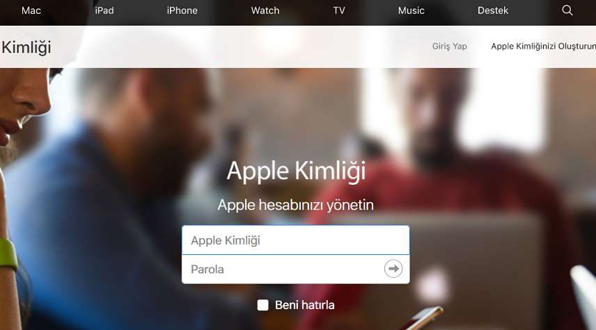 iCloud Şifre Değiştirme, Apple ID Şifre Değiştirme İşlemi
