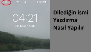 Türk Telekom isim Yazma , Operatör Yerine isim Yazma