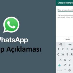 WhatsApp Grup Açıklaması Nasıl Eklenir