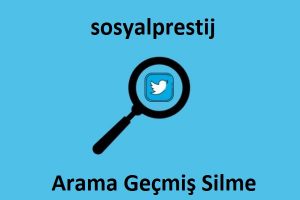 Twitter Arama Geçmişi Silme