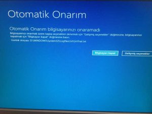 otomatik onarım yöntemi