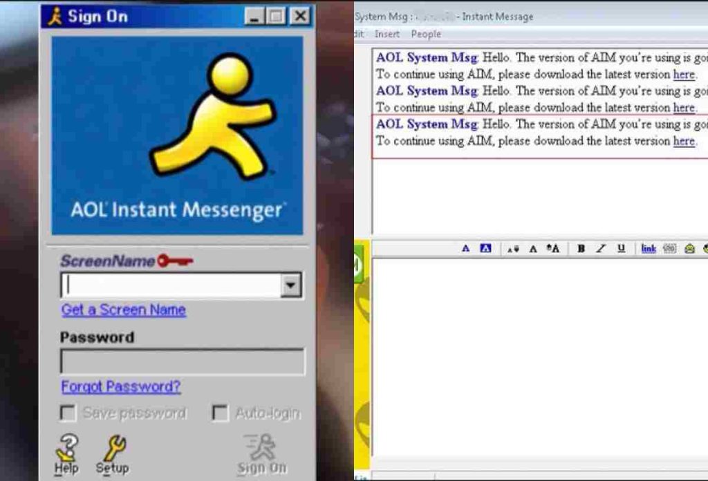 AOL messenger